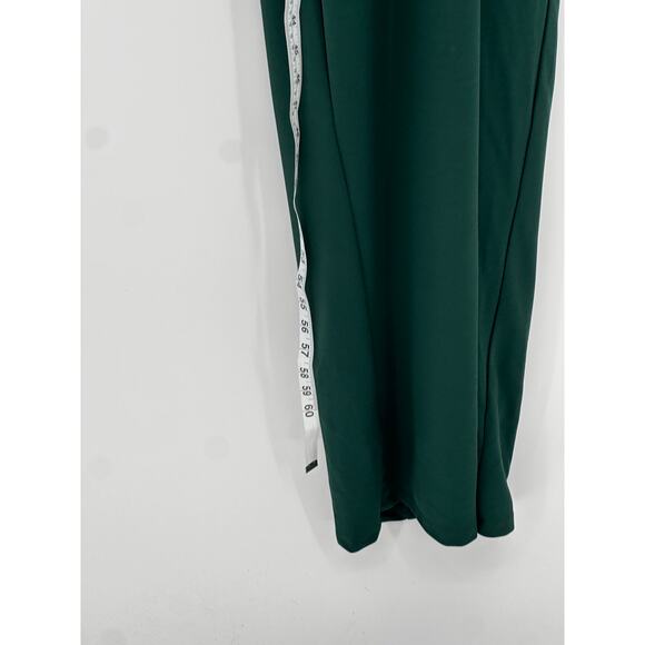 Lulus New! Perfect Opportunity Hunter Green Maxi Dress V-Neck Mermaid Hem M - Picture 6 of 7